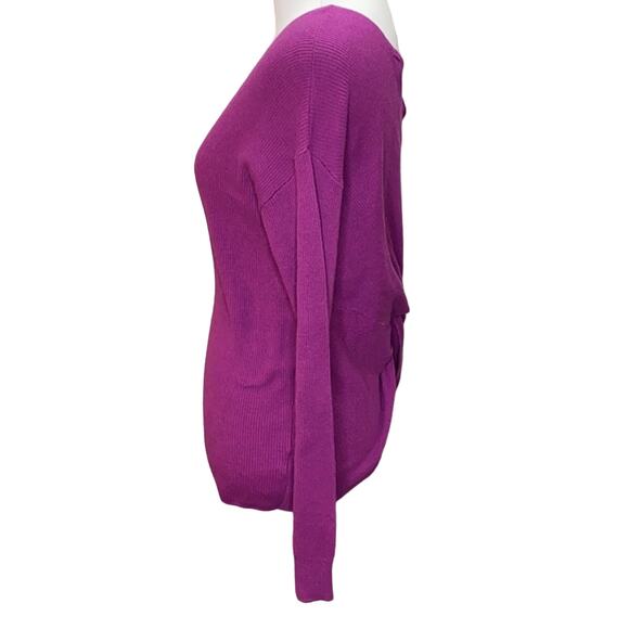 Splendid Fuchsia 2 Way Twist Sweater NWT Size Small - Picture 4 of 8